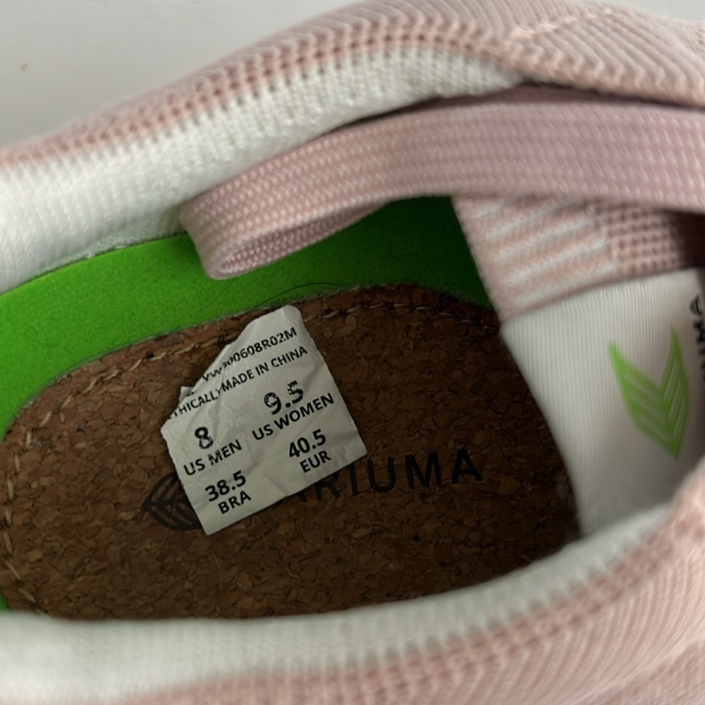 Cariuma Ibi rose knit lace sneaker men’s 8 women’s 9.5 - Picture 6 of 16